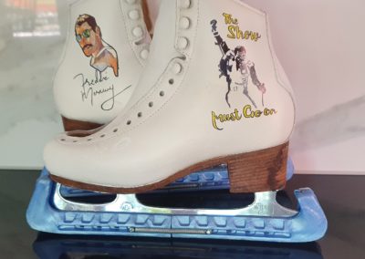 patin à glace Custom Freddie Mercury